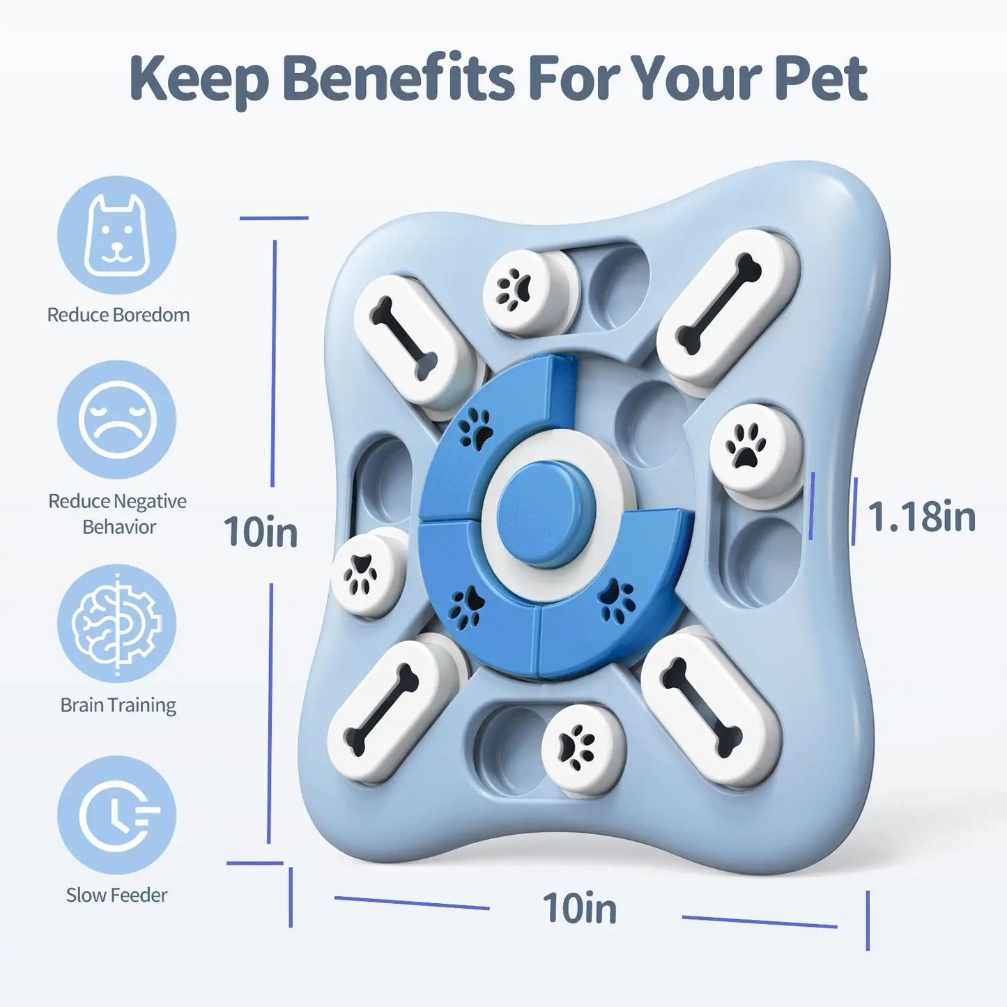 IQ Interactive and Slow Feeder Toy