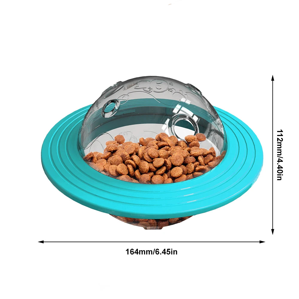 Interactive Dog Treat Ball - Food Dispensing, Slow Feed Training Toy