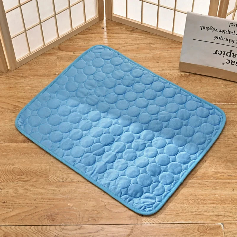 Dog Cooling Mat - Breathable Summer Pad, Washable