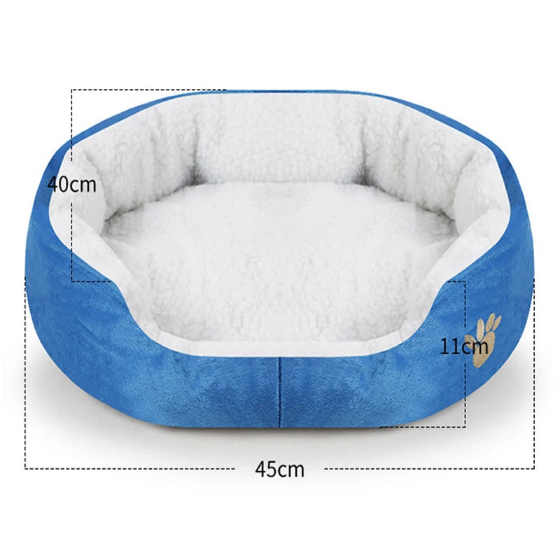 Cozy Cave Dog Bed with Thickened Cotton