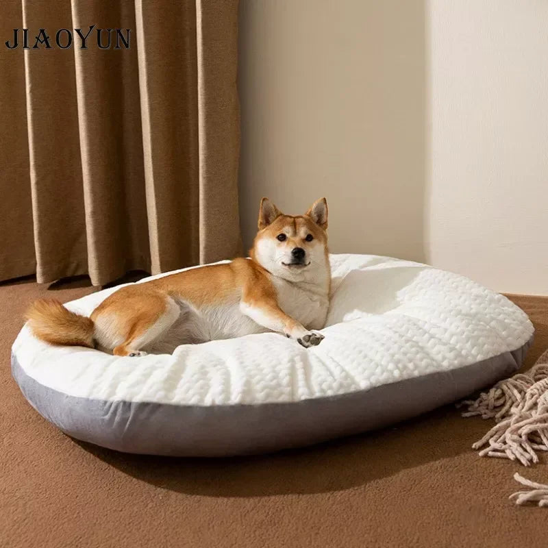 Comfy Thick Washable Dog Bed - Oval Sleeping Mat