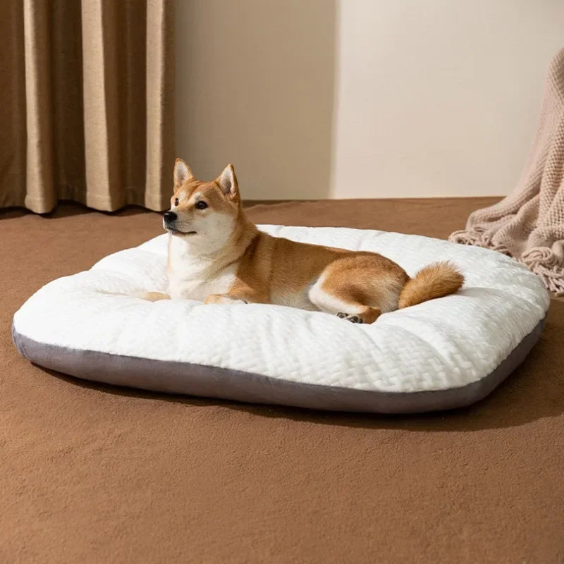 Comfy Thick Washable Dog Bed - Oval Sleeping Mat